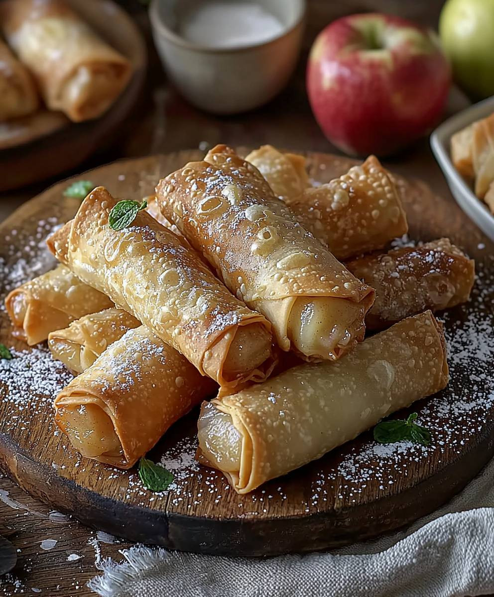Apple Pie Egg Rolls