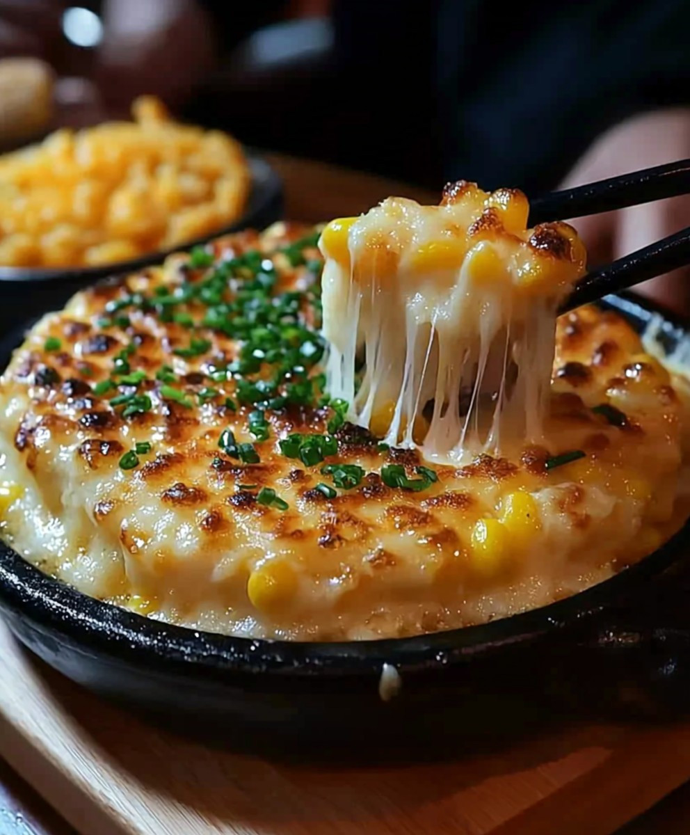 Korean Corn Cheese Dish