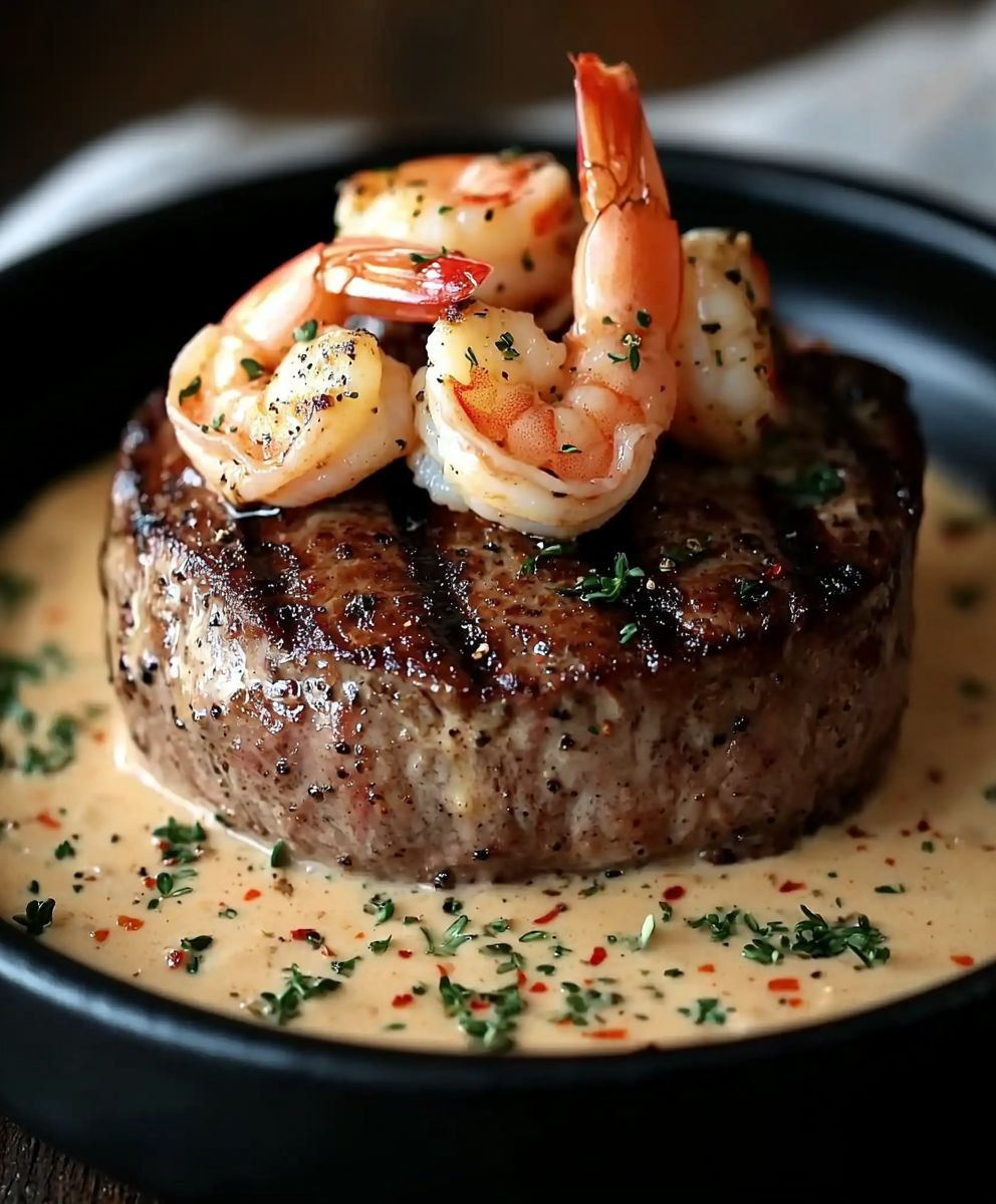 Filet Mignon with Lobster Sauce