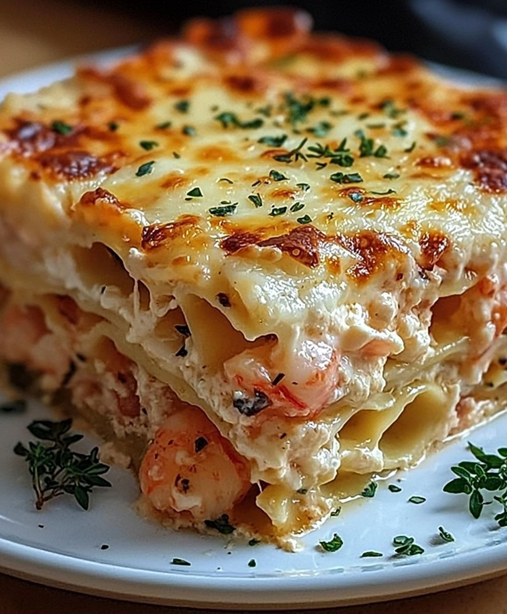 Seafood Lasagna with Lobster