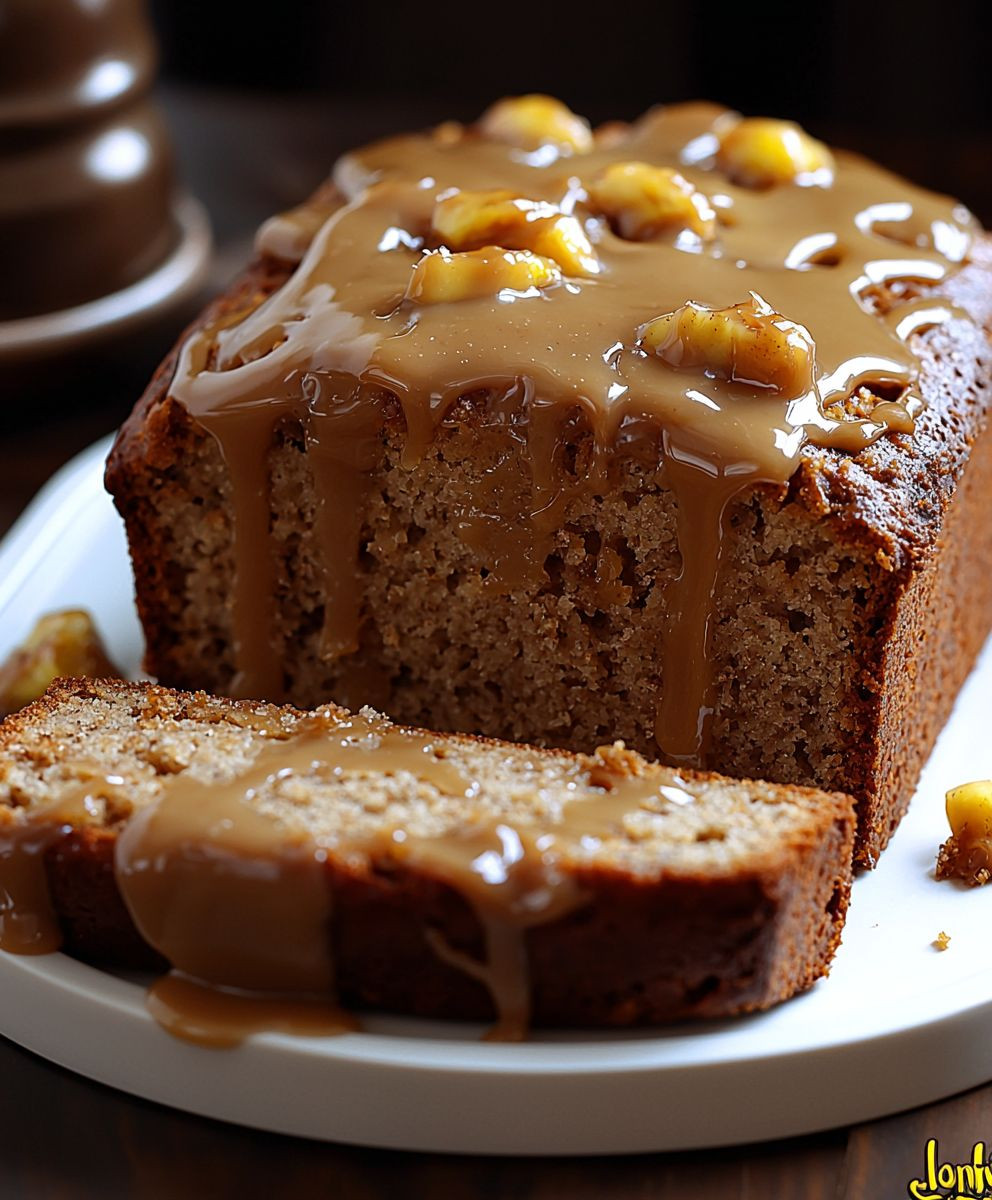 Salted Caramel Banana Bread