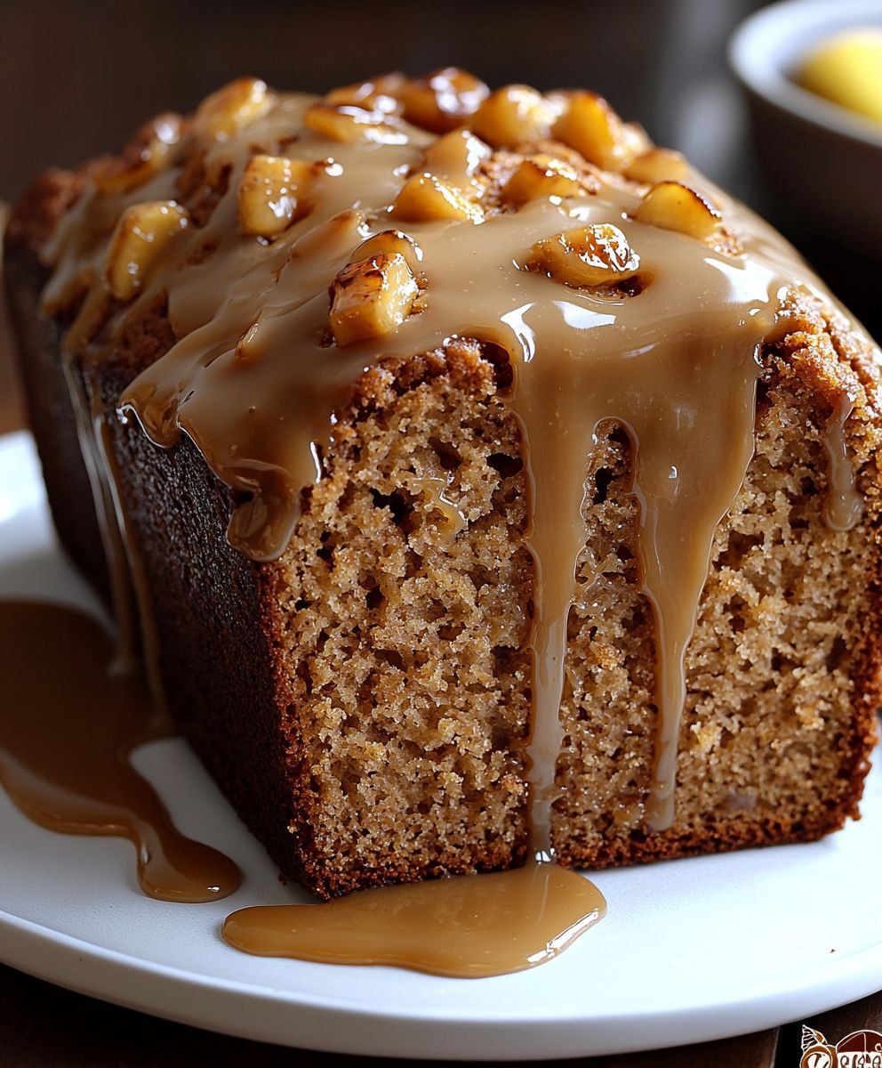 Salted Caramel Banana Bread
