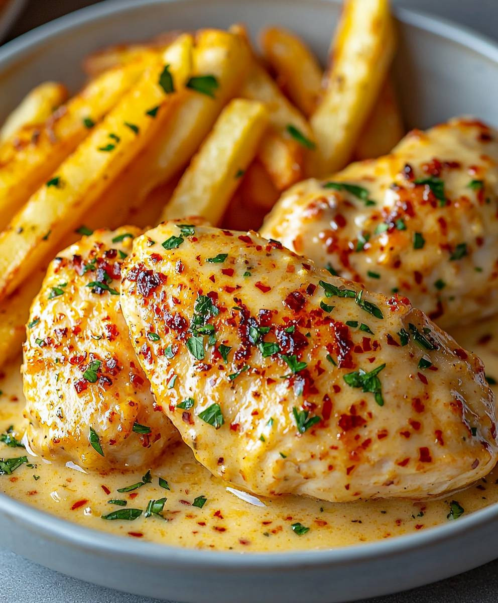 Spicy Garlic Parmesan Chicken Fillet