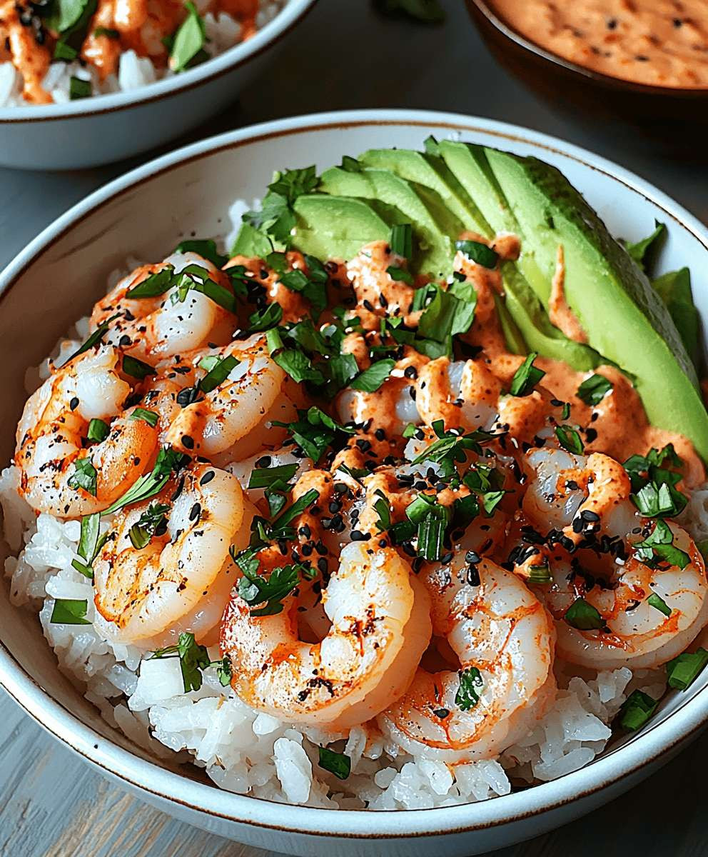 Shrimp Rice Bowls