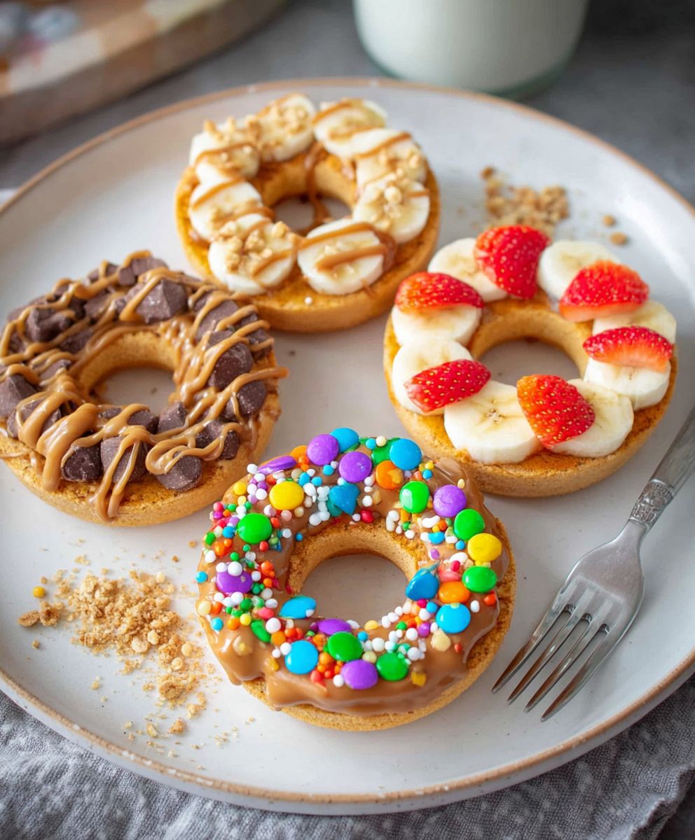 No Bake Apple Donuts