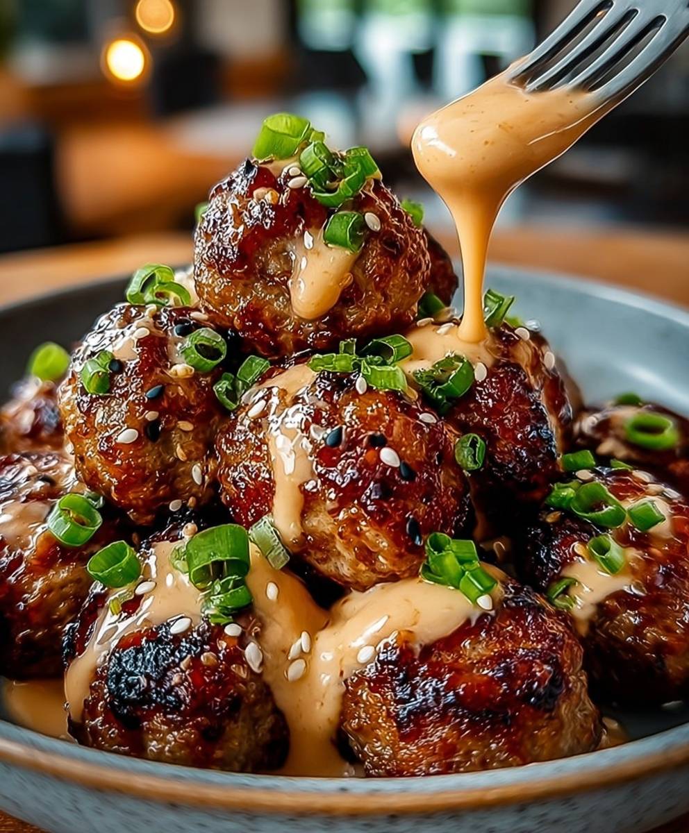 Korean BBQ Meatballs