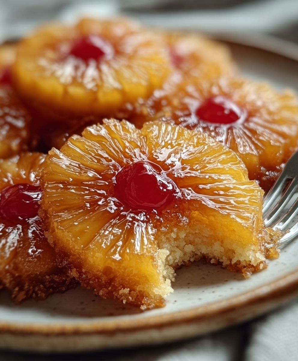 Pineapple Upside Down Sugar Cookies