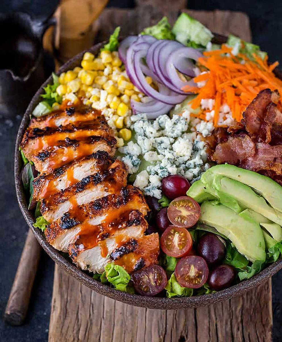 Grilled Buffalo Chicken Salad