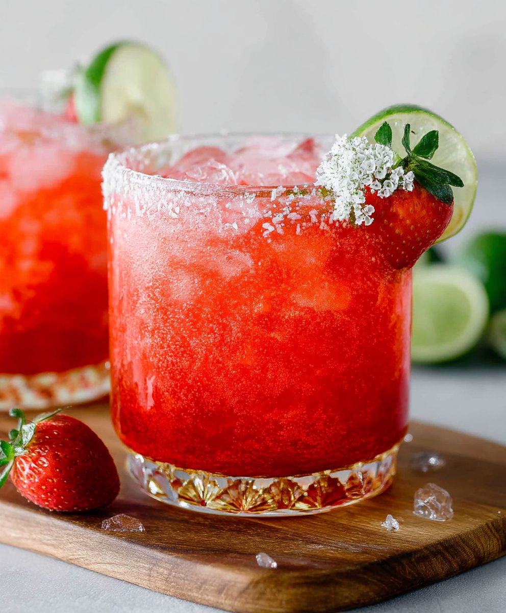Strawberry Lime Mocktail