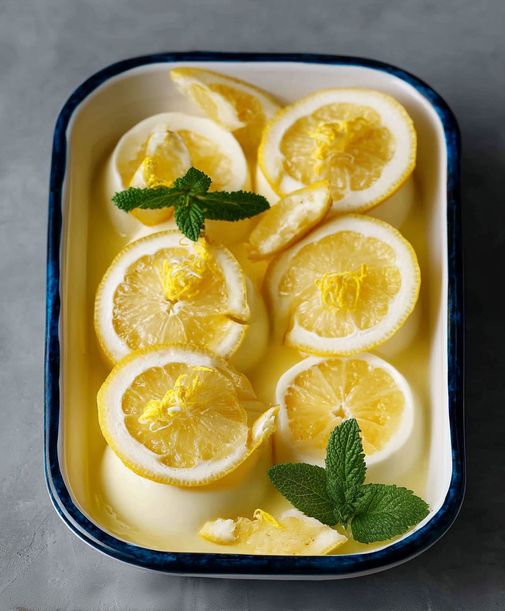 Lemon Posset Dessert
