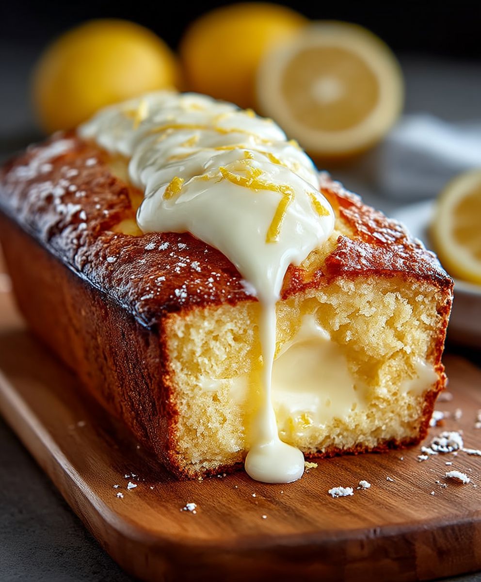 Lemon cream cheese bread