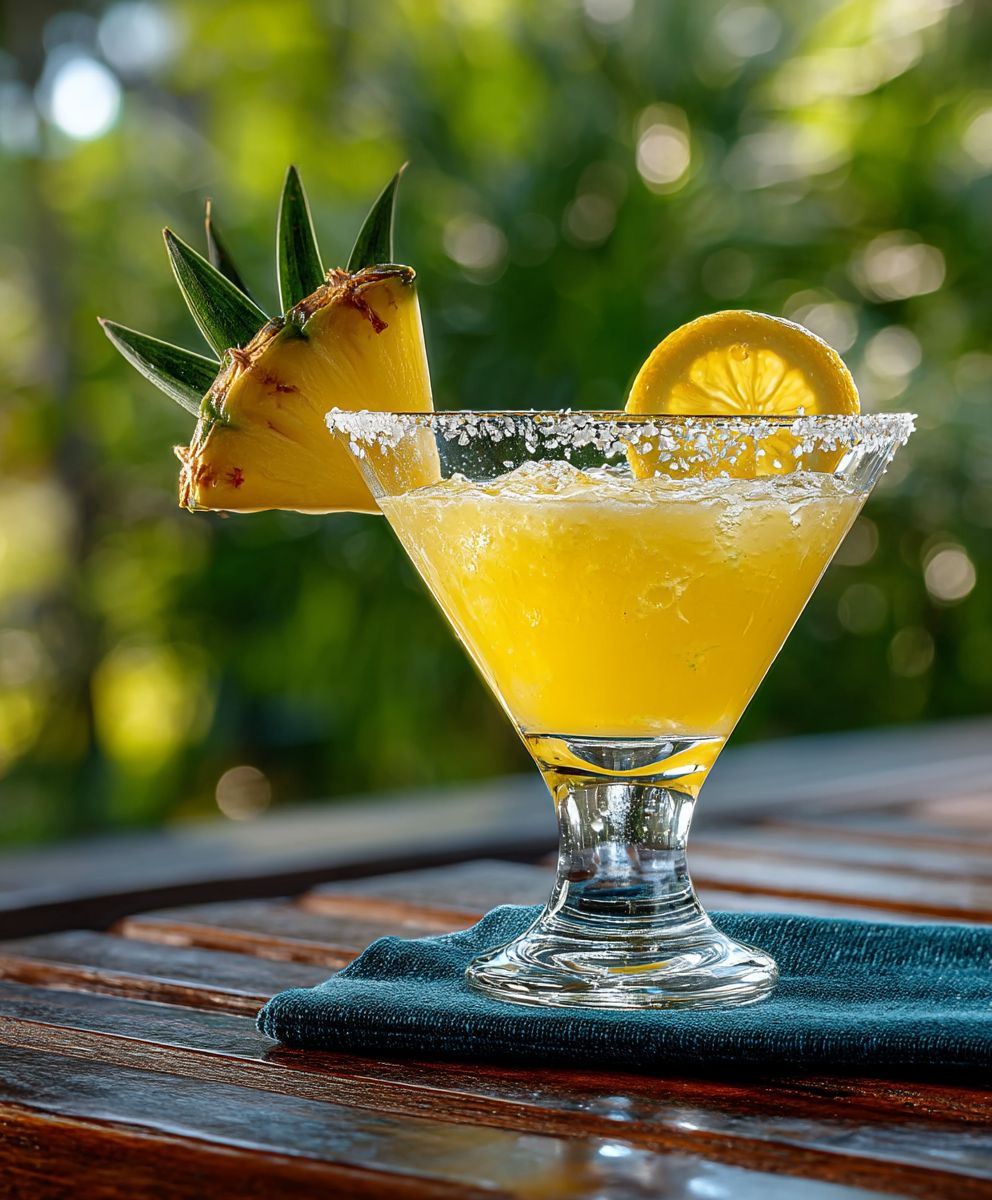 Pineapple Lemon Drop Cocktail