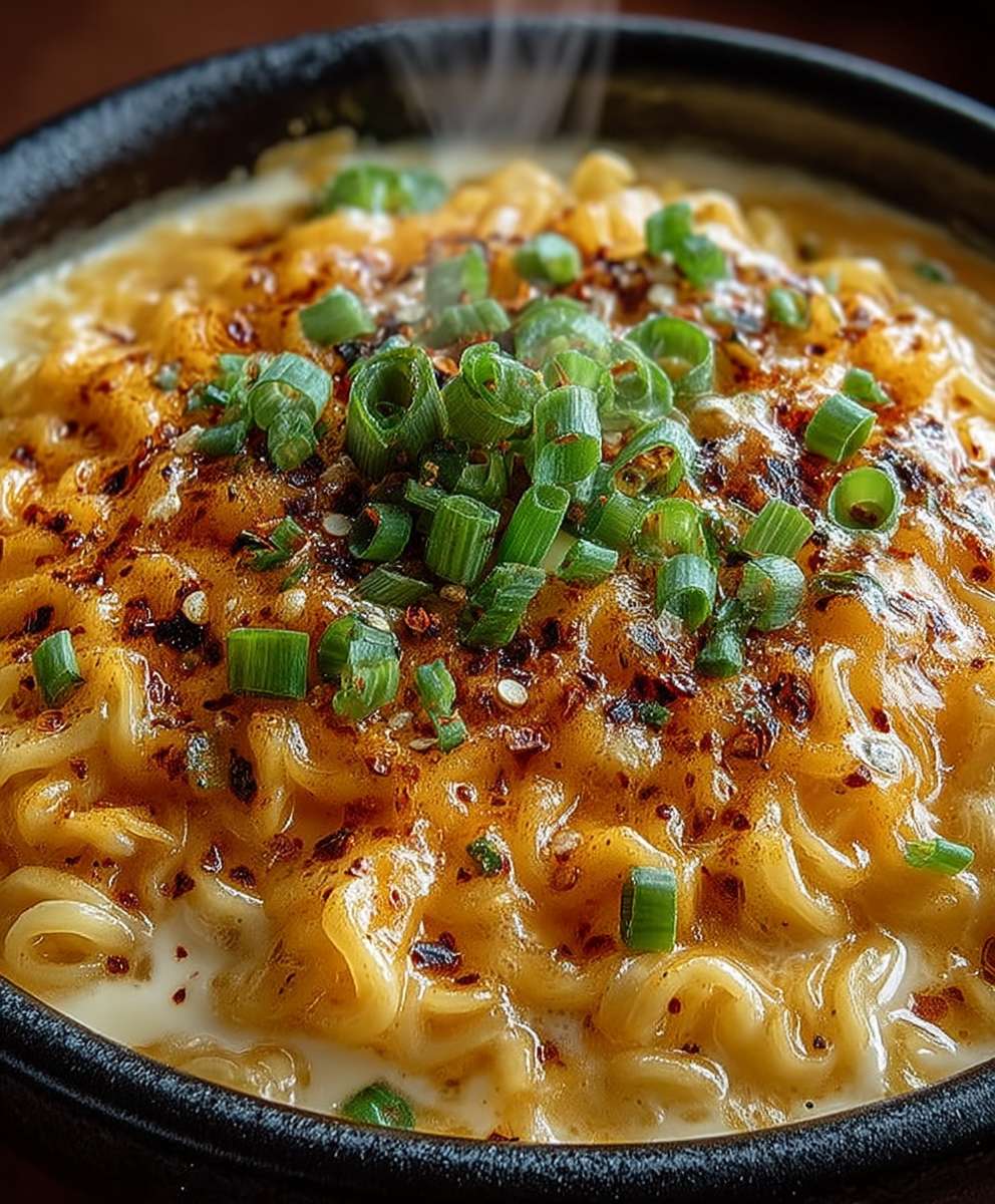 Cheesy Ramen Noodles