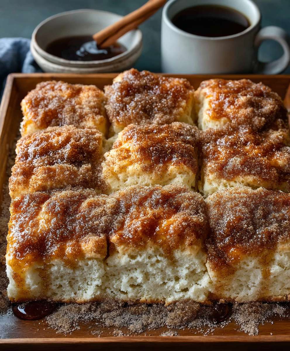 Cinnamon Sugar Butter Swim Biscuits