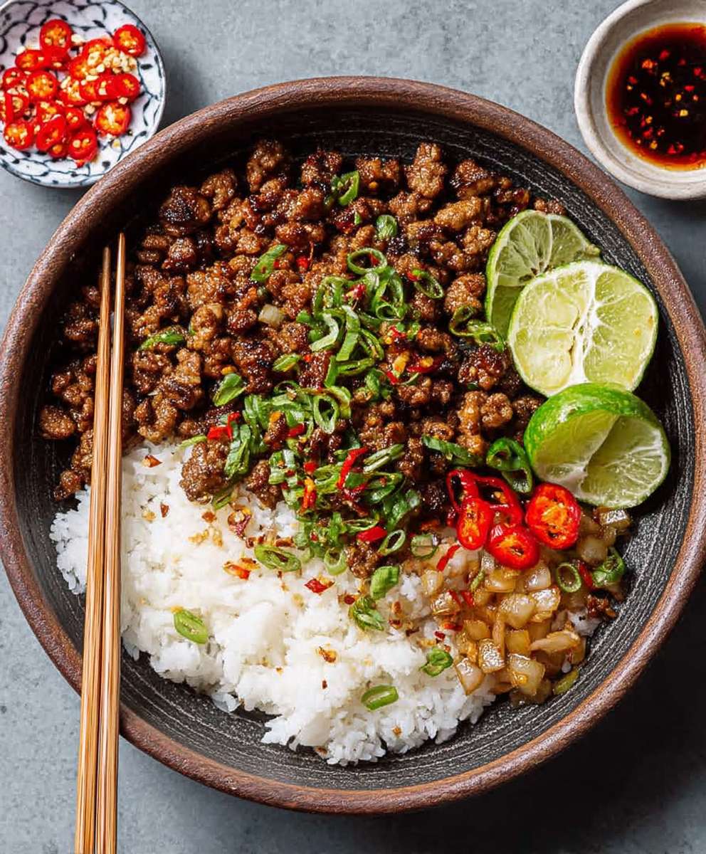 Vietnamese Caramelized Pork Bowls