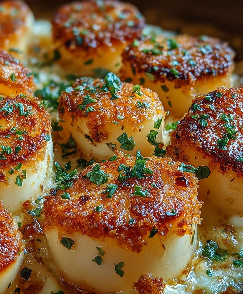 Parmesan Crusted Crushed Turnips