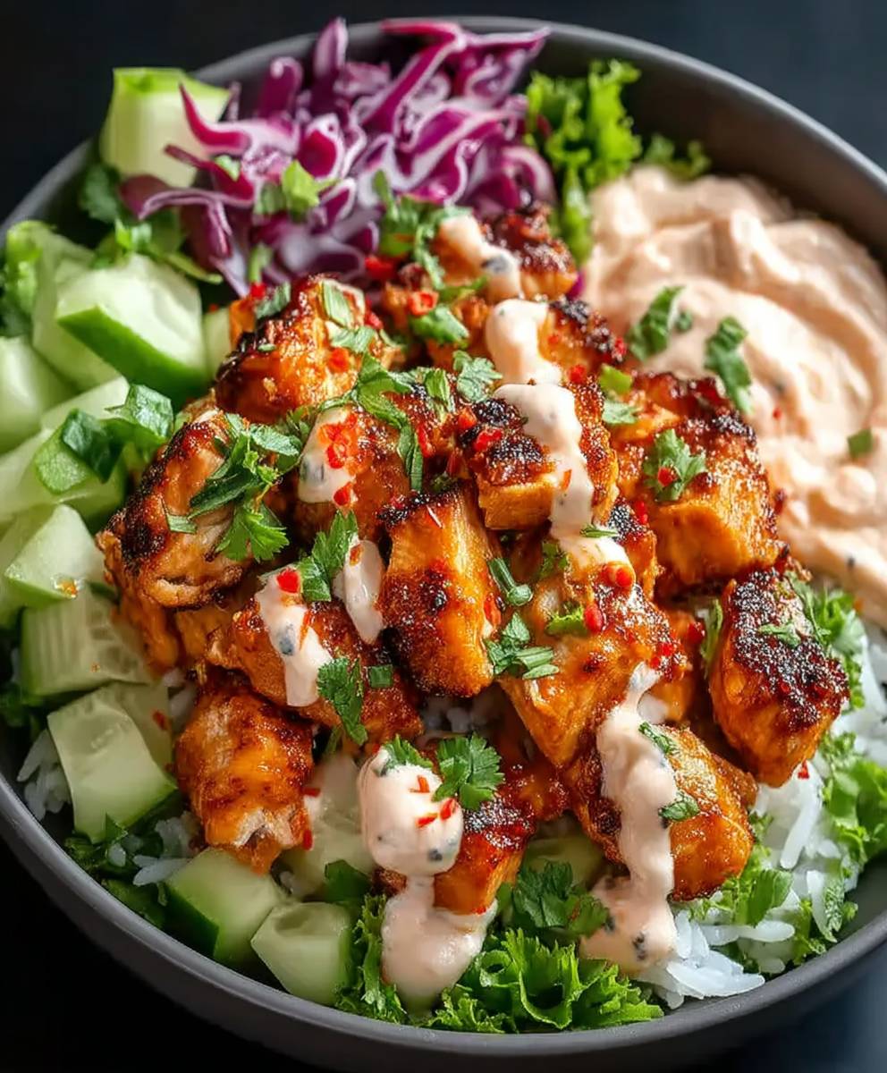 Bang Bang Chicken Bowl