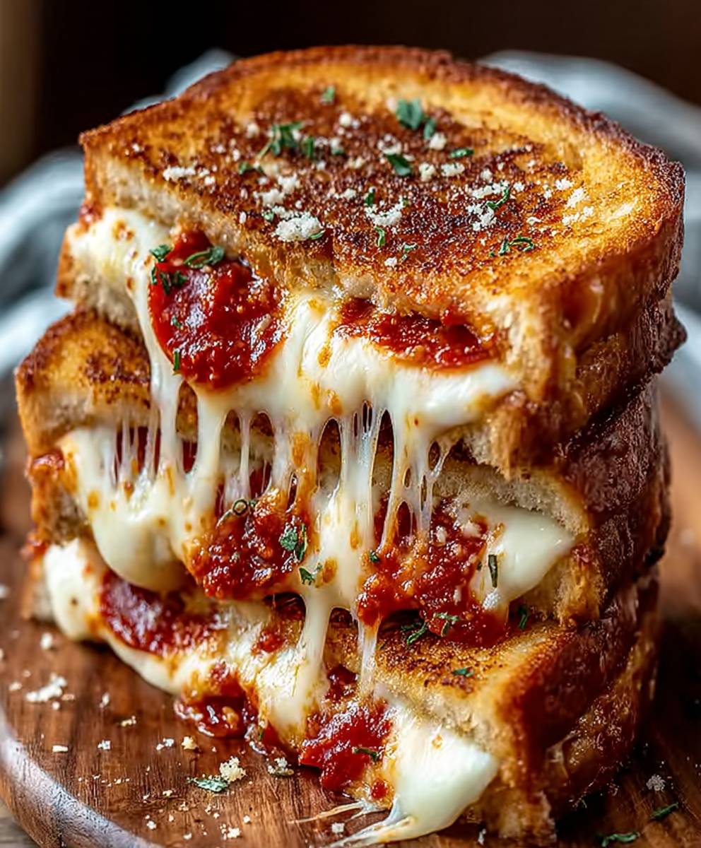 Pizza Grilled Cheese Sandwich