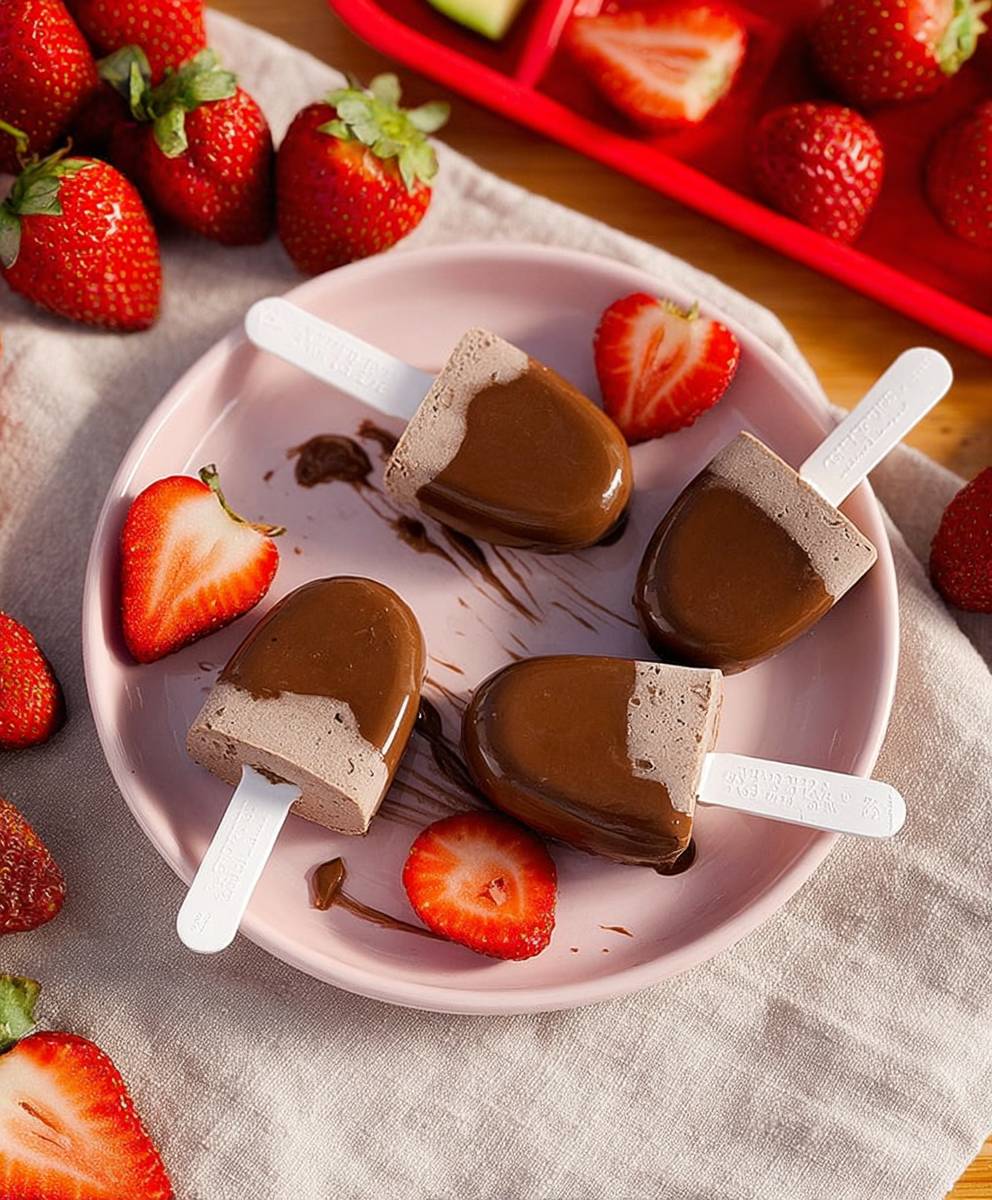 Avocado Fudge Pops
