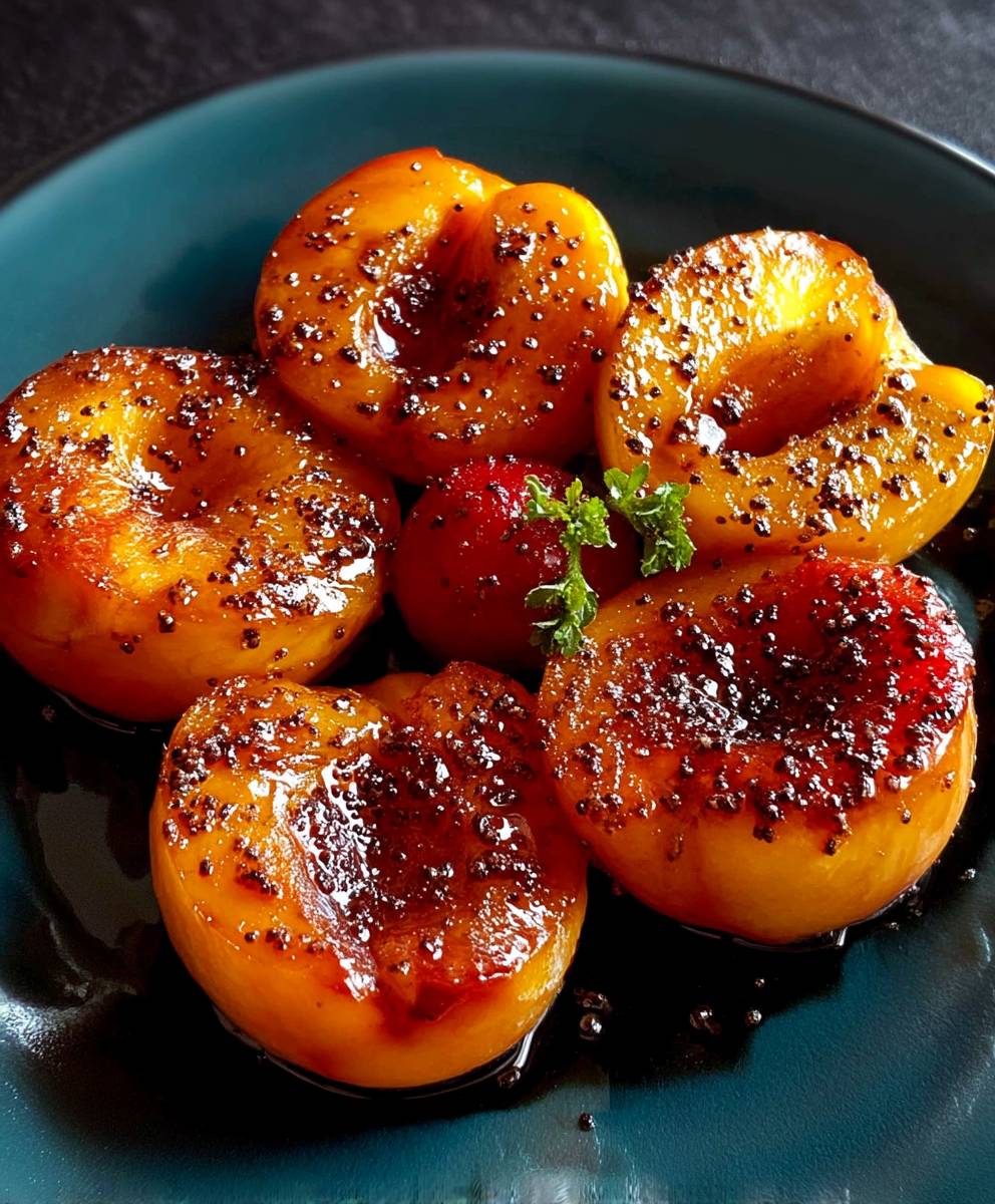 Pan Fried Peaches