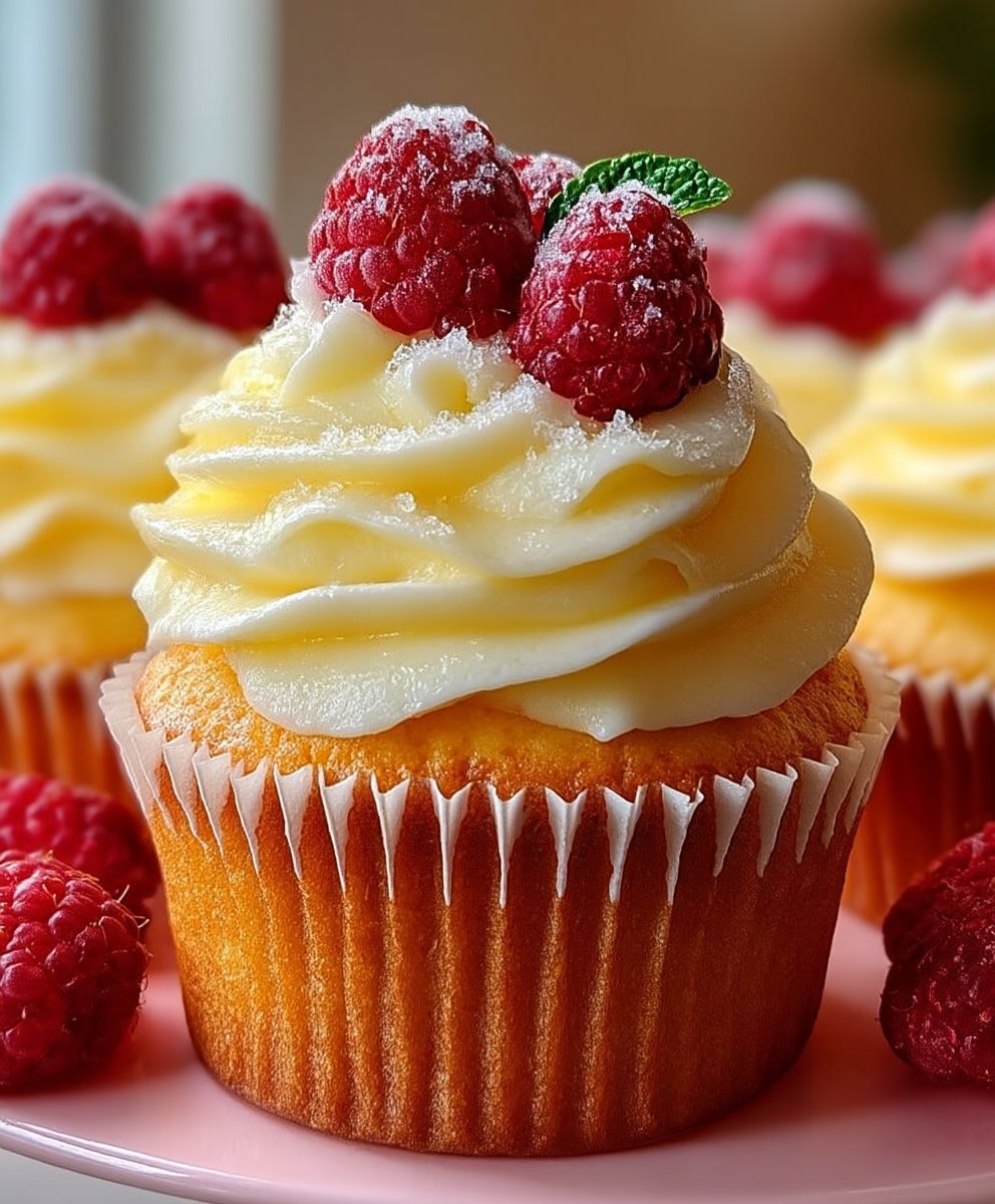 Raspberry Lemon Cupcakes