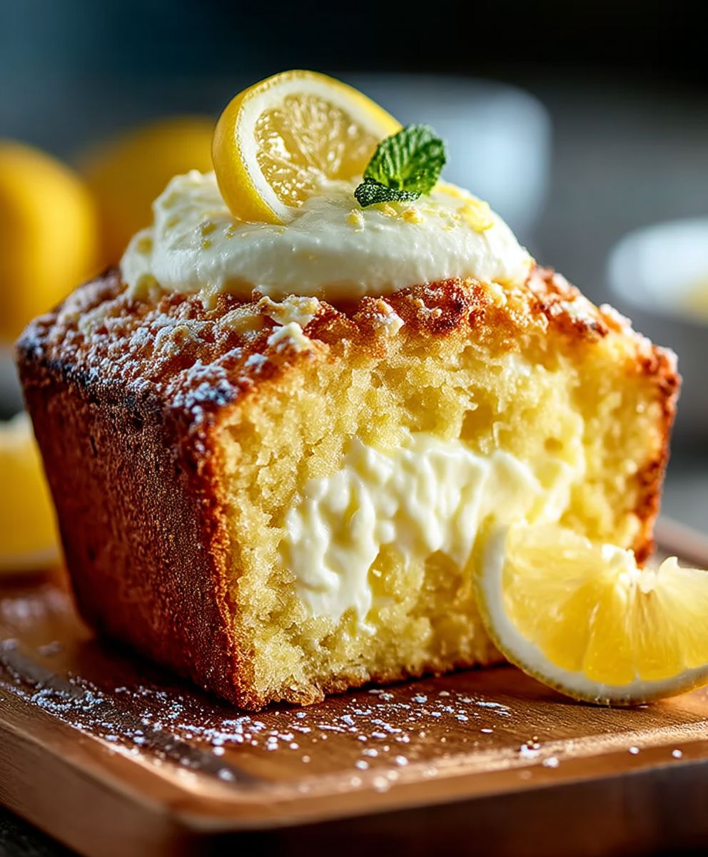 Lemon Cream Cheese Bread