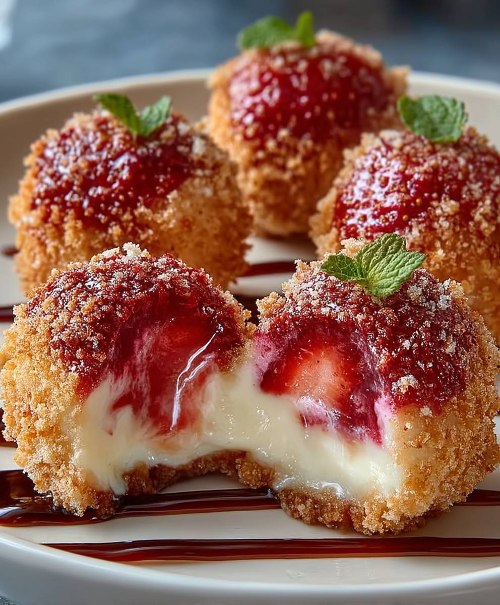 Strawberry Cheesecake Bites