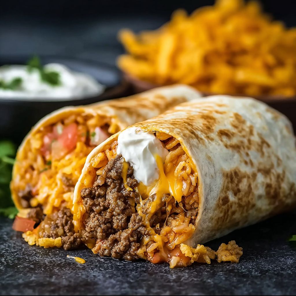Stuffed Taco Bell Beef Burrito