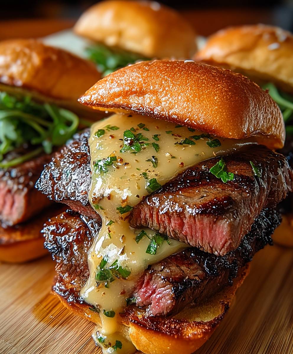 Cowboy Butter Steak Sliders