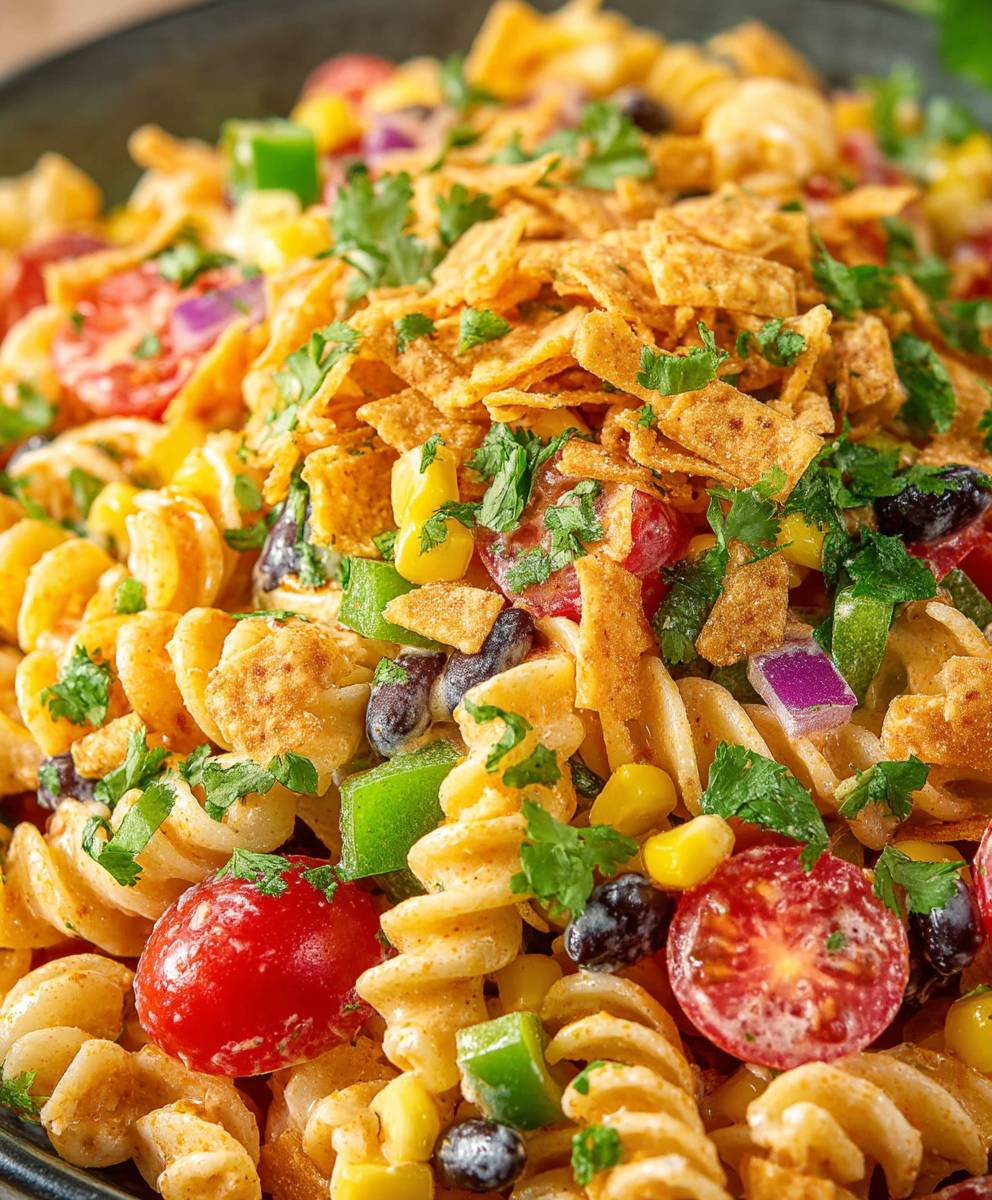 Ranch taco pasta salad