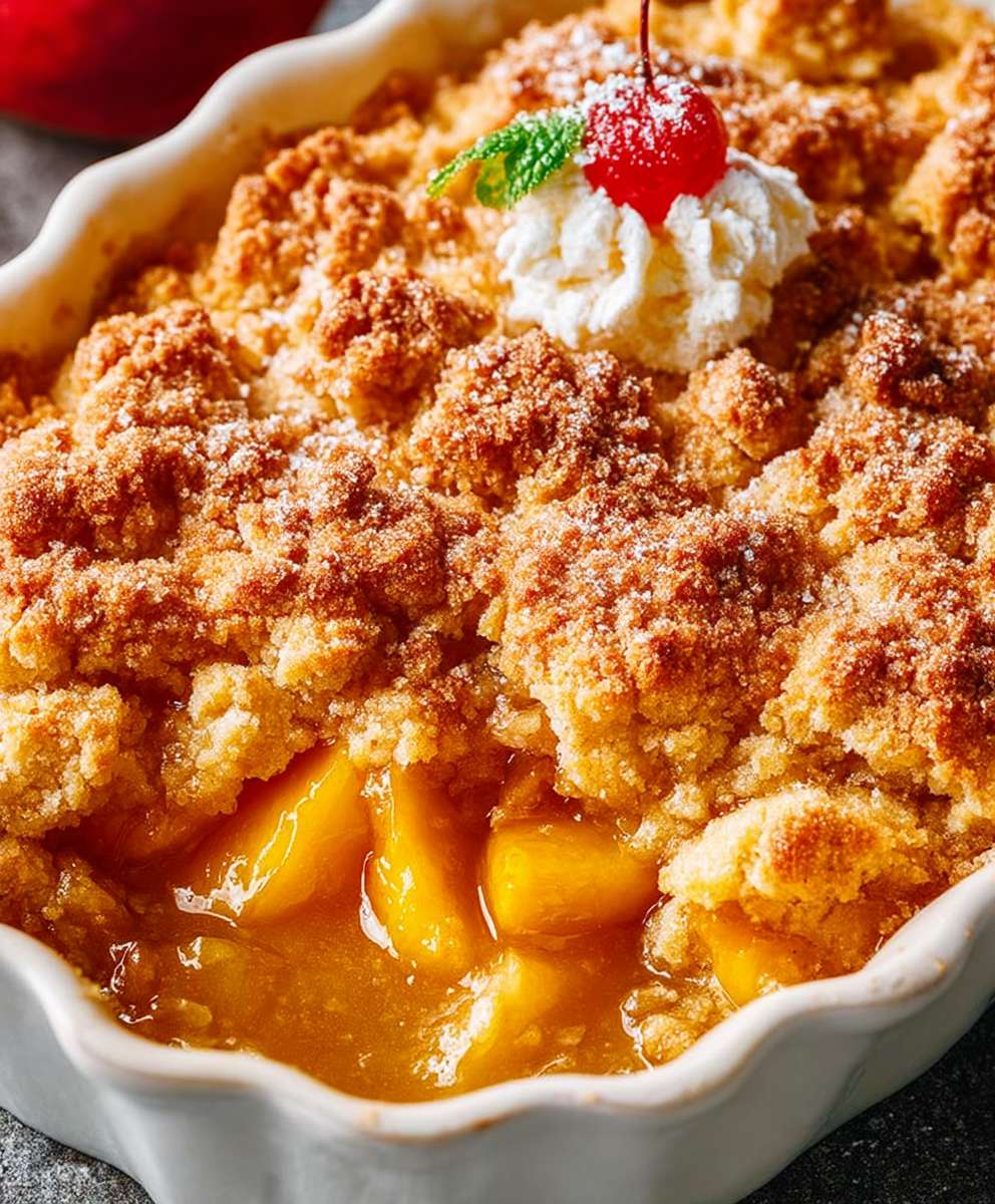 Peach Cobbler Easy