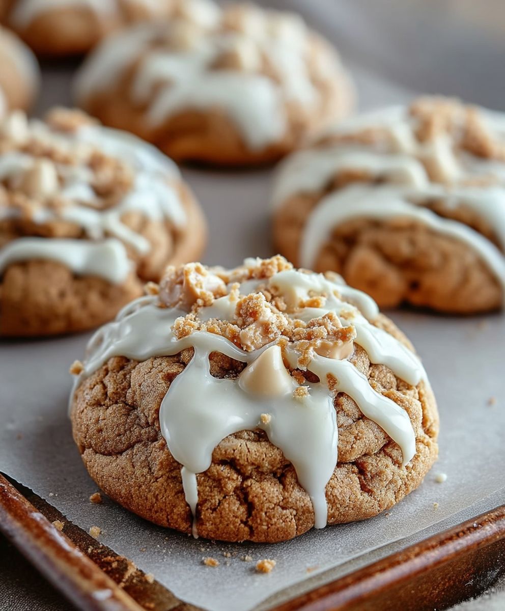 Reeses White Chocolate Cheesecake Cookies