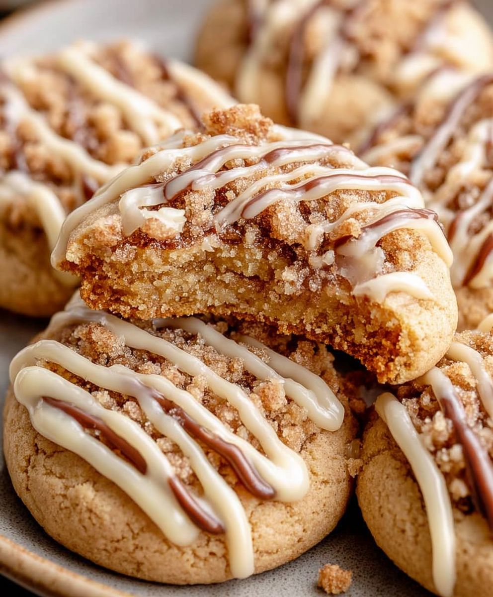 Cinnamon Coffee Cake Cookies