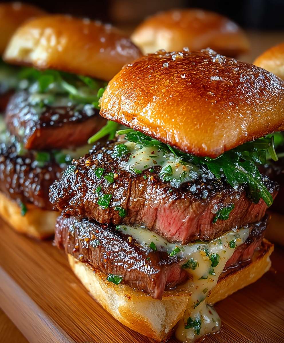 Cowboy Butter Steak Sliders