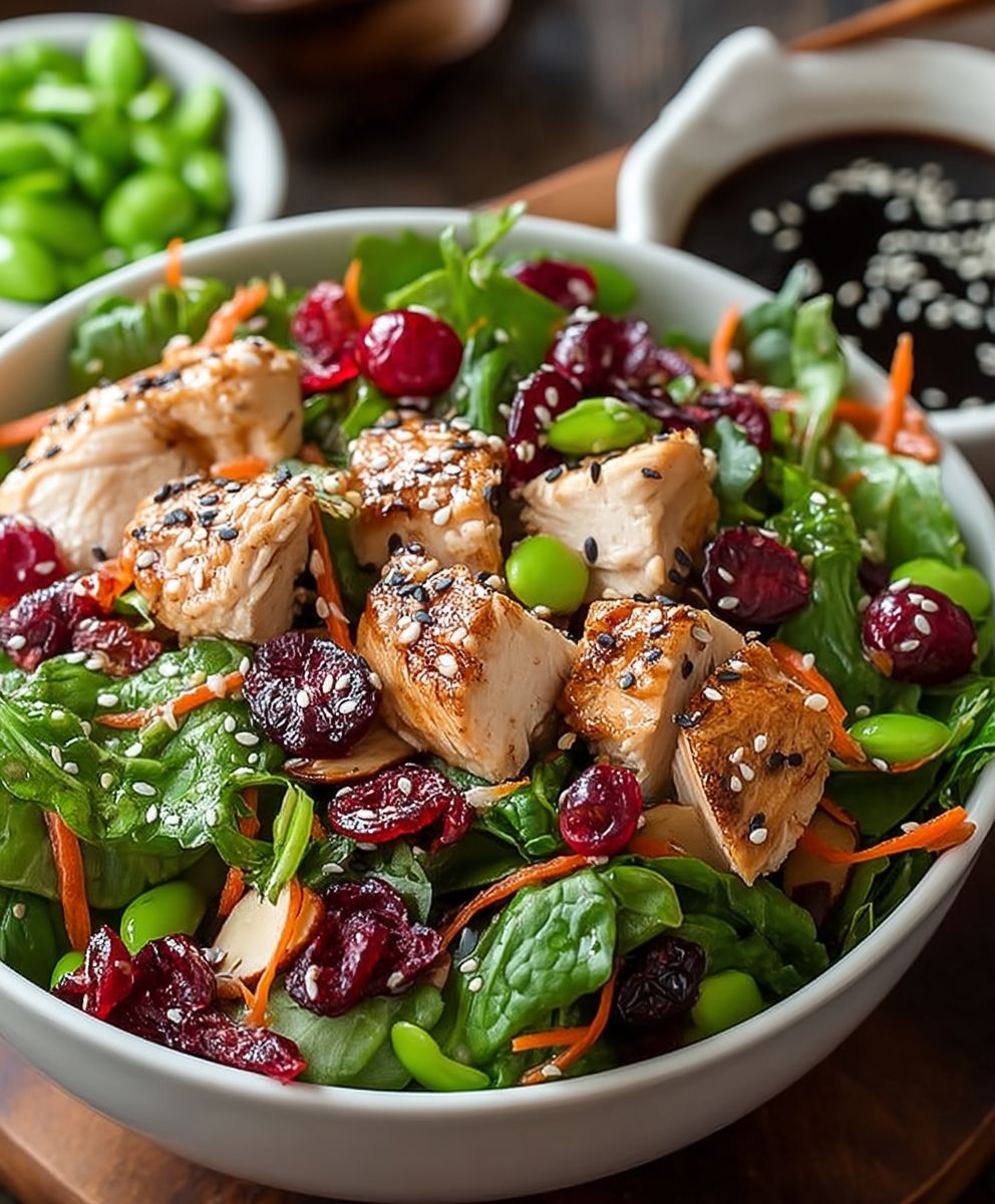 Asian Chicken Cranberry Salad