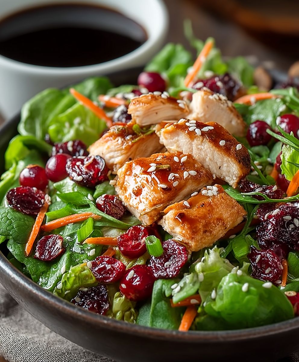Asian Chicken Cranberry Salad