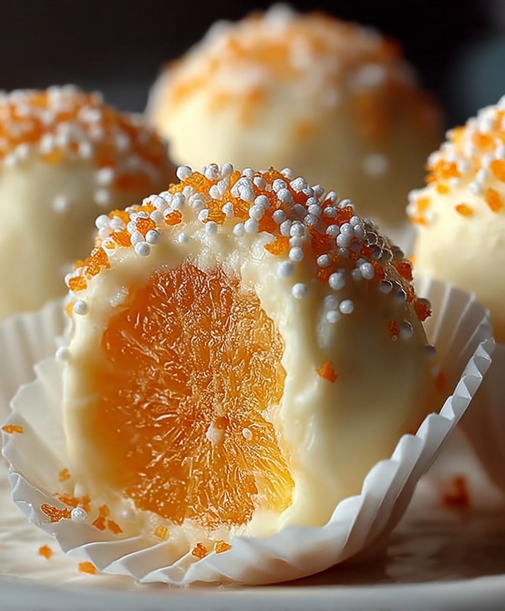 Orange Creamsicle Truffles