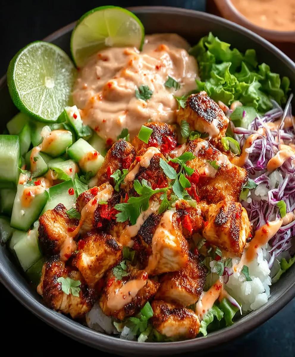 Bang Bang Chicken Bowl