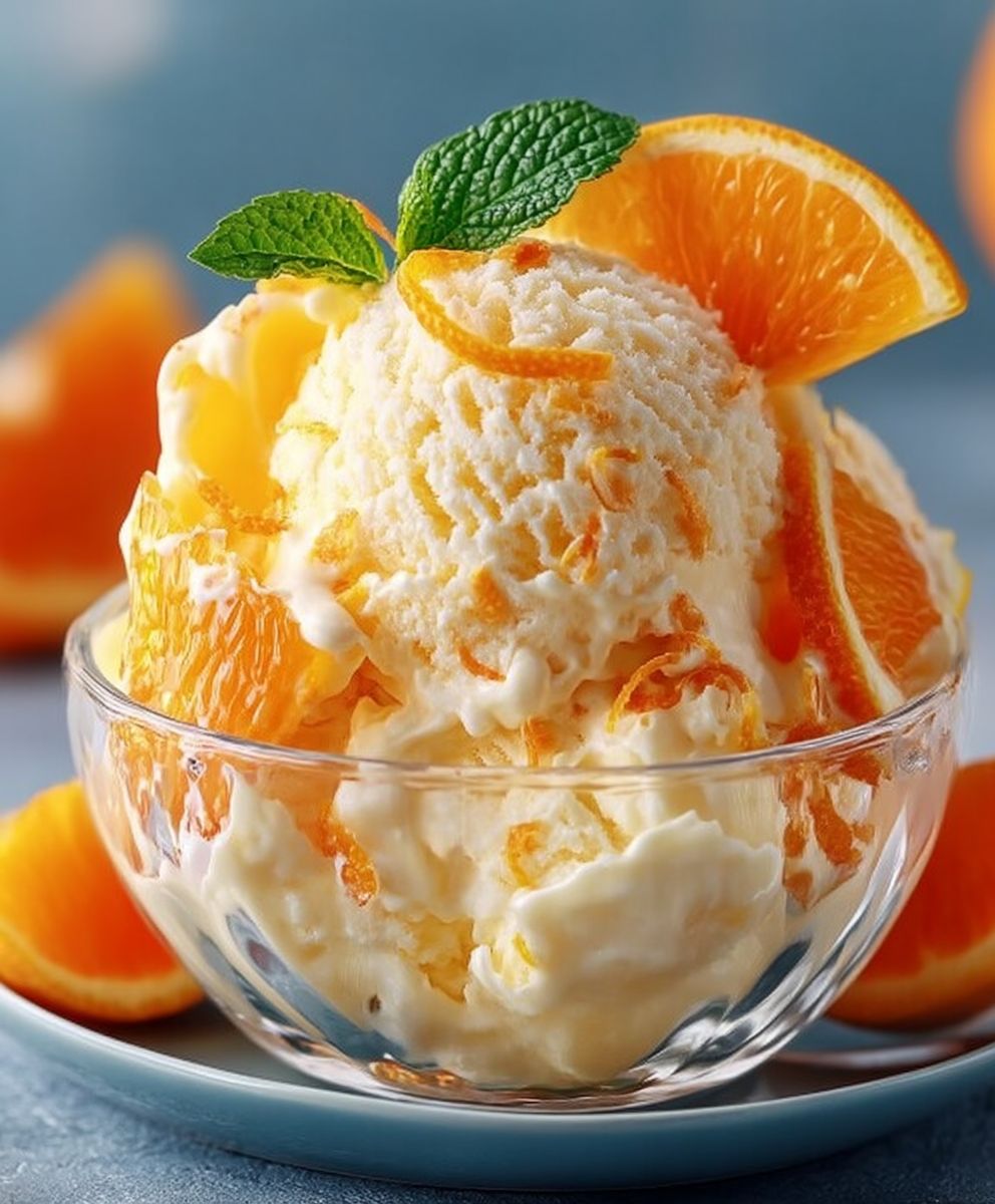 Orange Creamsicle Ice Cream