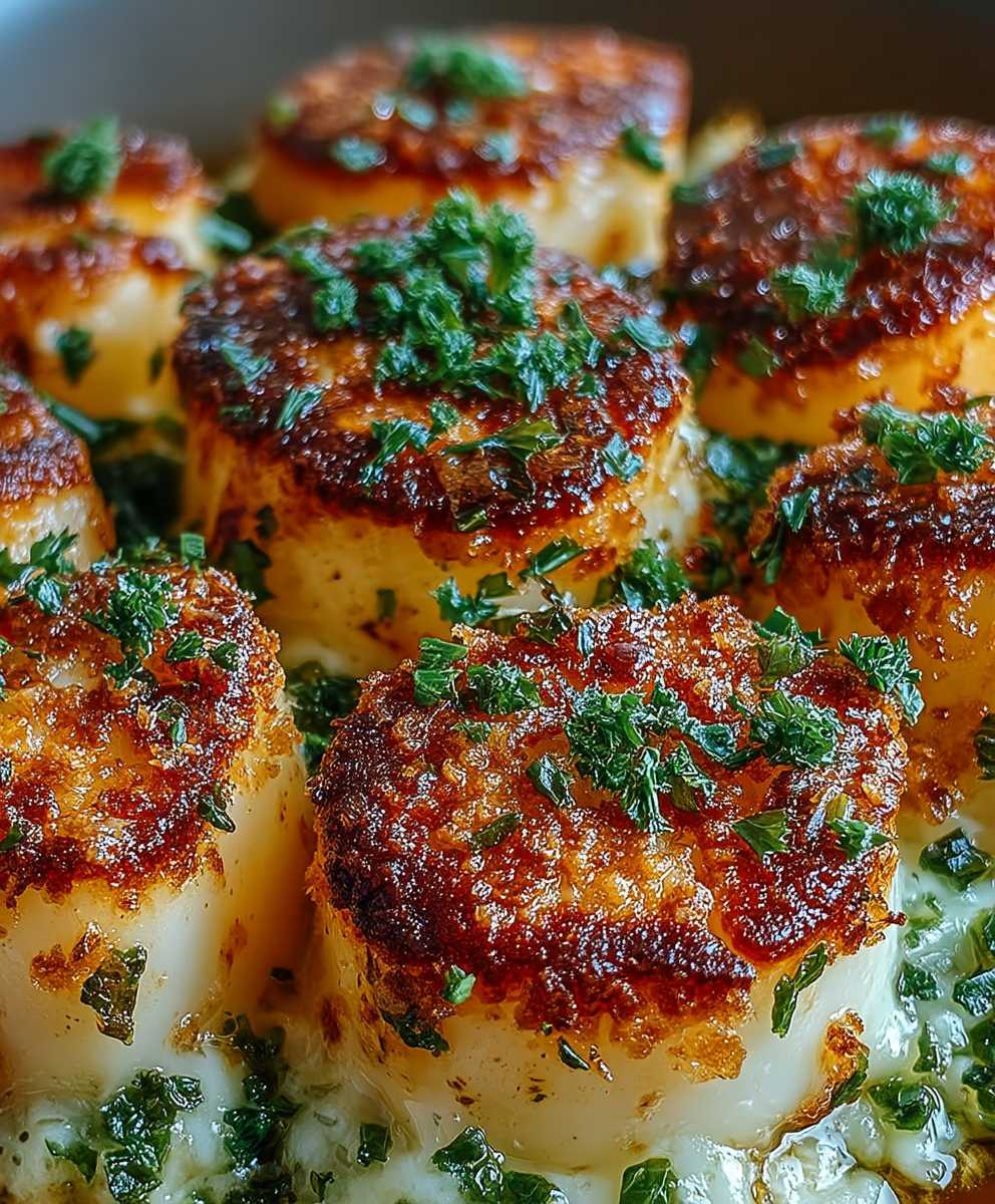 Parmesan Crusted Crushed Turnips
