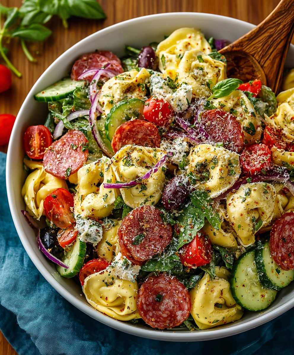 Tortellini pasta salad