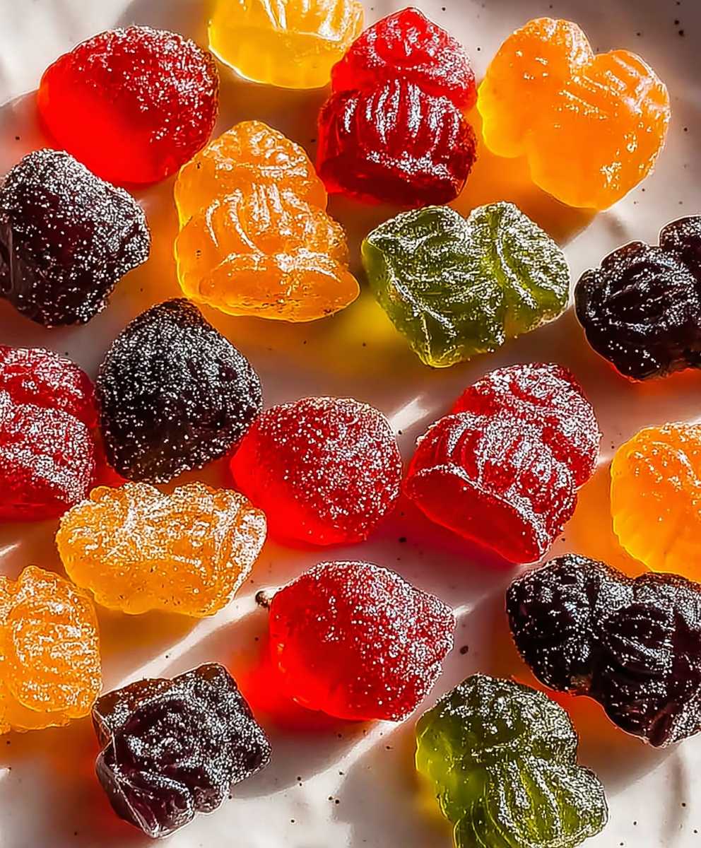 Homemade fruit snacks