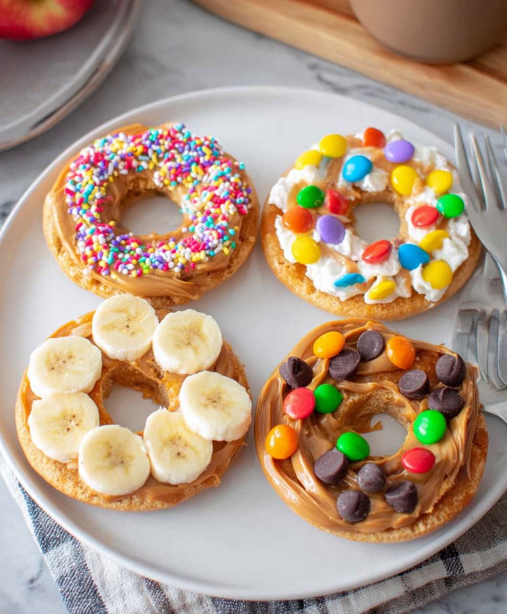 No Bake Apple Donuts