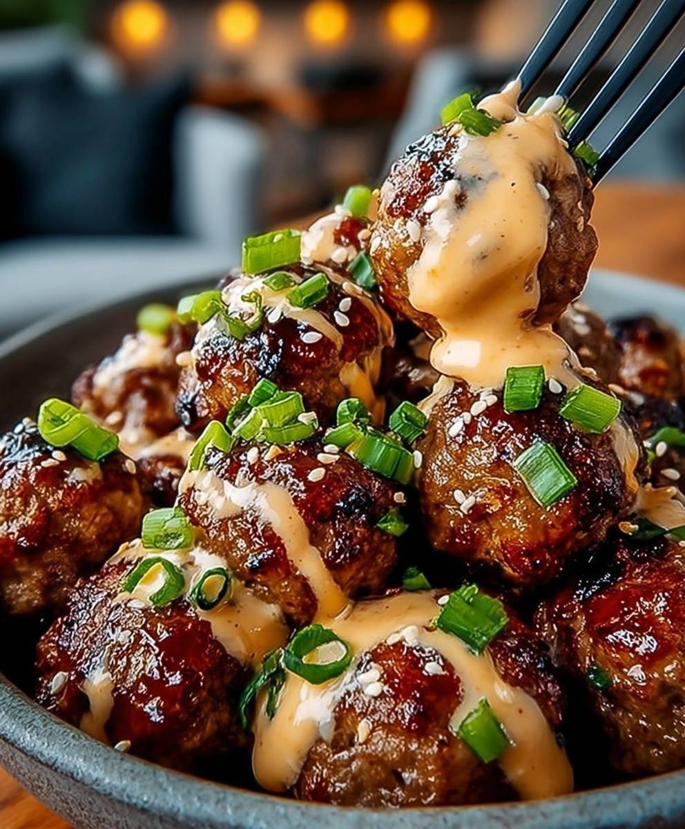Korean BBQ Meatballs
