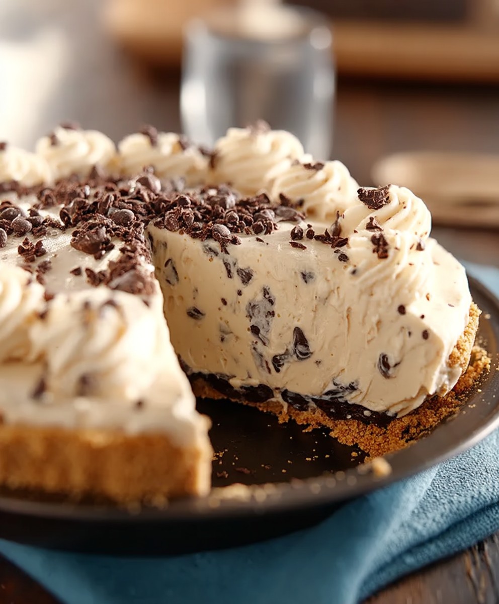 Peanut butter chocolate pie