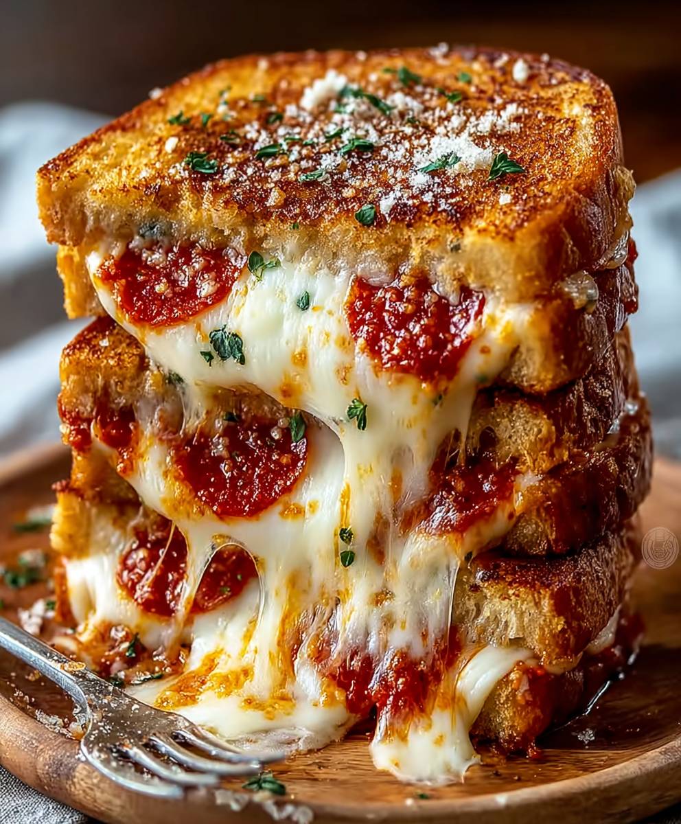 Pizza Grilled Cheese Sandwich