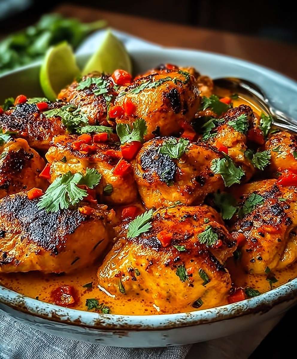 Spicy Brazilian Coconut Chicken