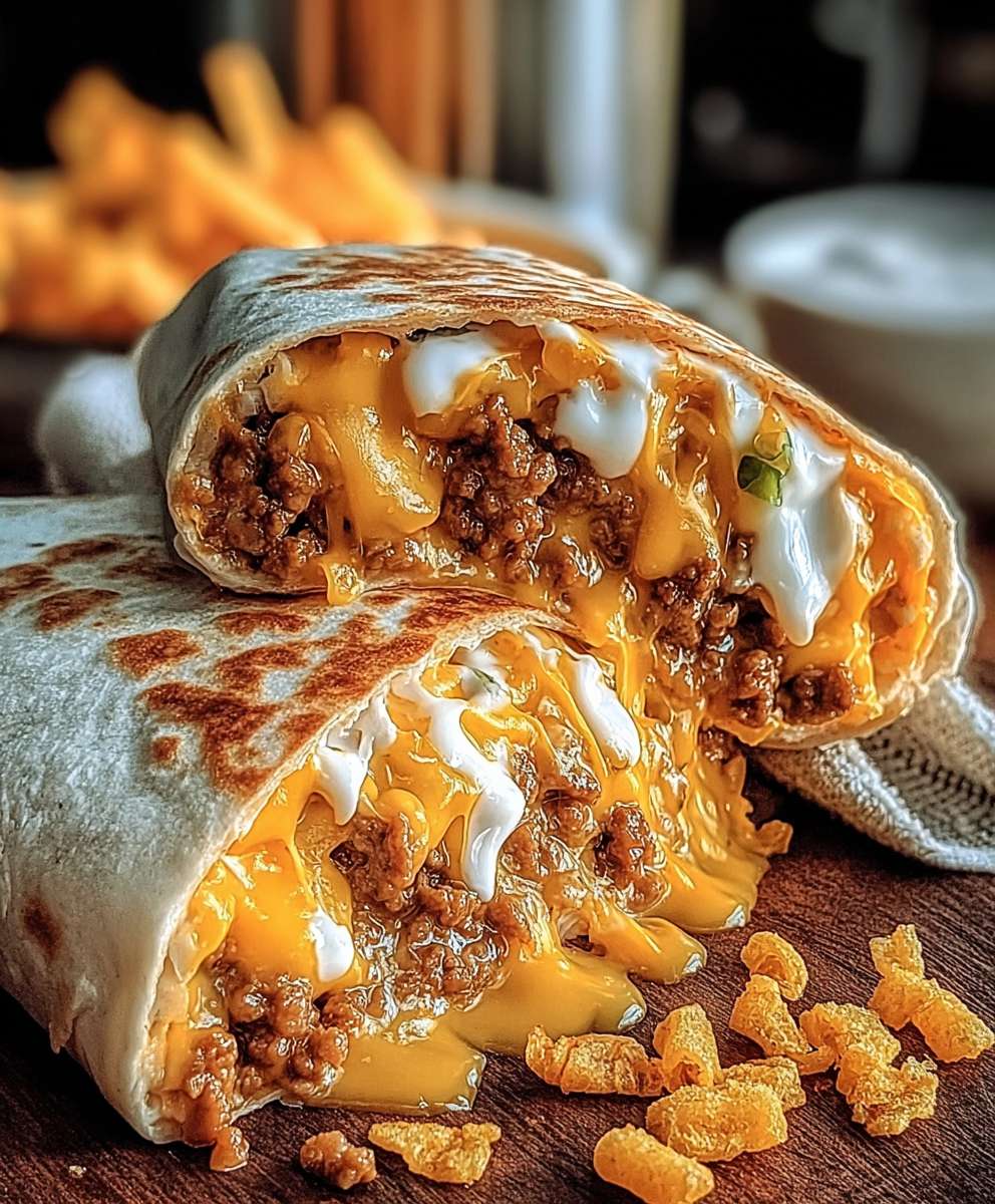 Beefy Melt Burrito