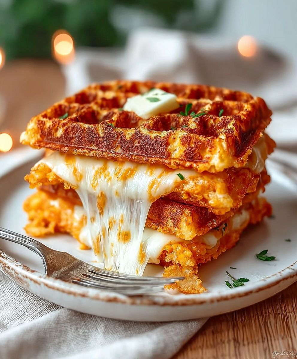 Low Carb Grilled Cheese Chaffle
