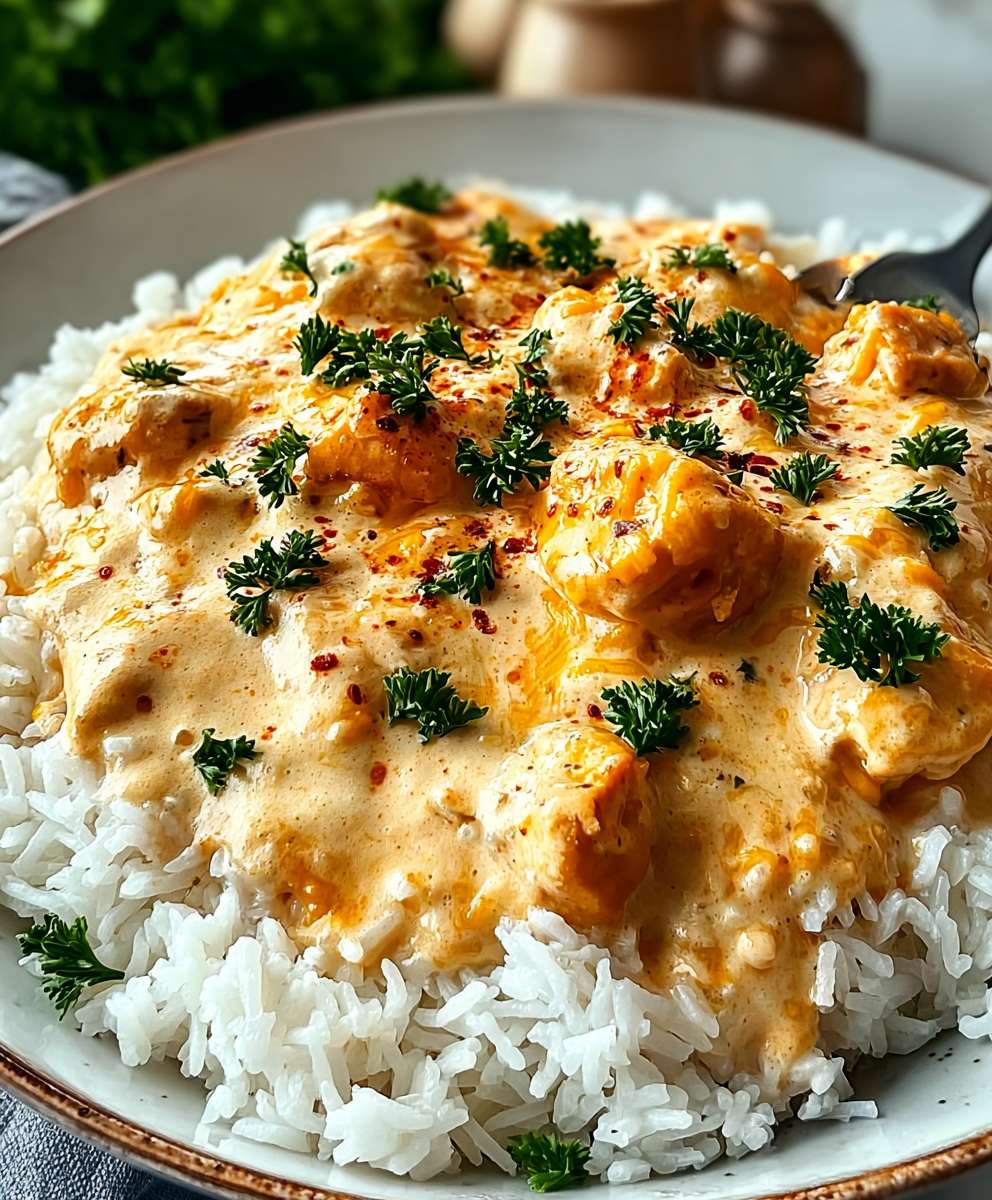 Creamy Smothered Chicken and Rice